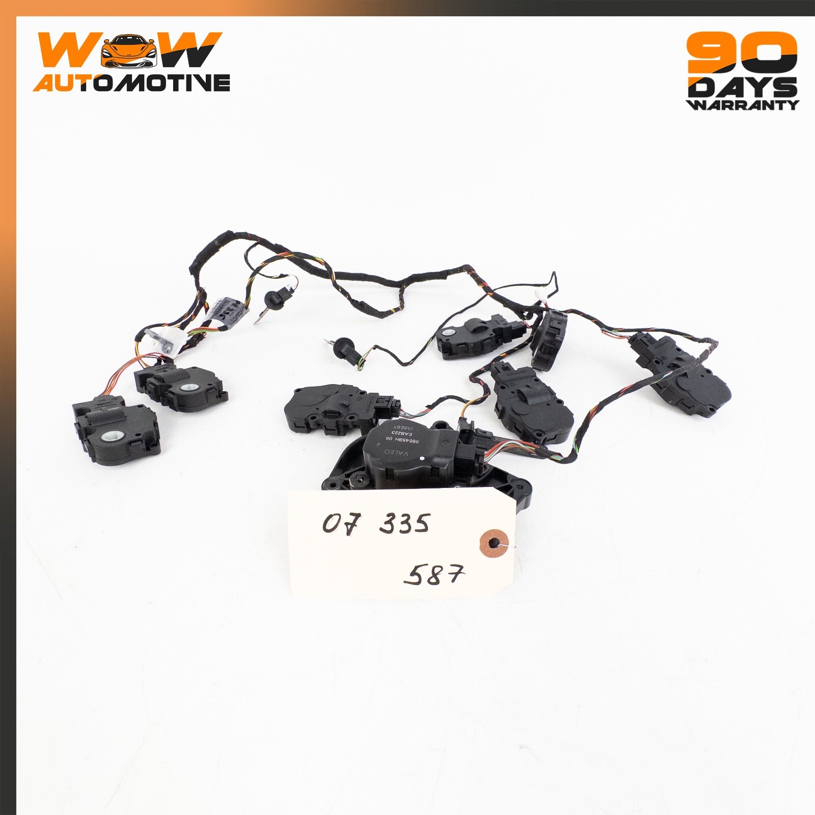 04-25 BMW E93 F30 335I HEATER VENT FLAP CONTROL ACTUATOR MOTOR SET HARNESS OEM