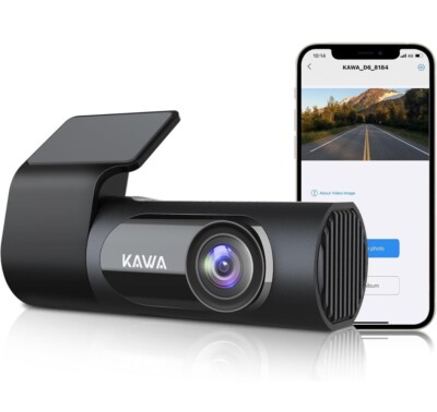 KAWA 2K Dash Cam Front, 1440P QHD Mini Car Camera Dash Cam