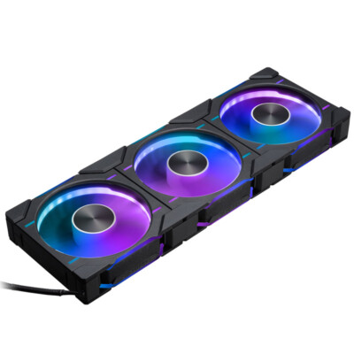 Phanteks D30 Reverse Flow 120mm Drgb Pwm Triple Fan Pack - Black