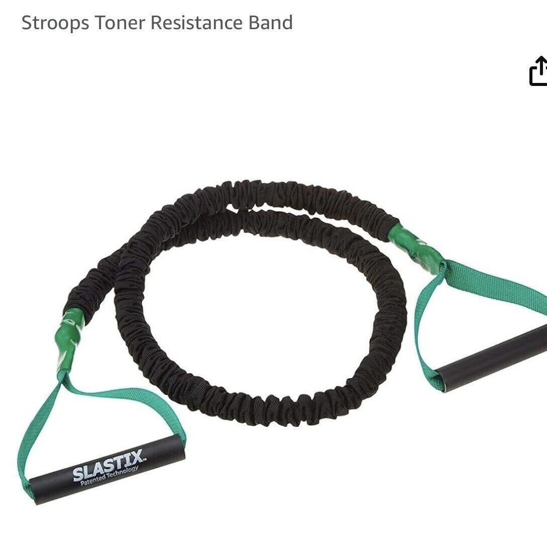 NEW! STROOPS 4' SLASTIX TONER FOAM HANDLE, VERY HEAVY RESISTANCE GREEN