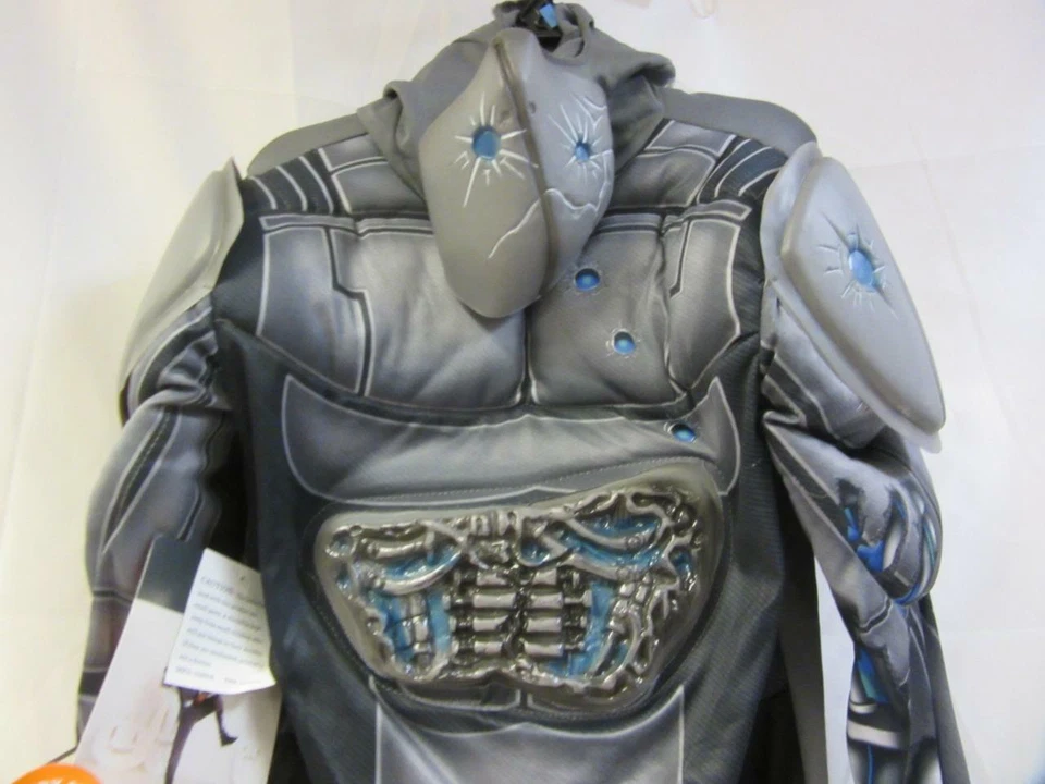 Детский светящийся костюм киборга ниндзя для Хэллоуина комбинезон с капюшоном и ремень большой - Изображение 3 из 4