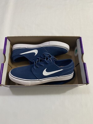 New Mens Size 7 Blue Nike SB Zoom Janoski OG+ Skateboarding Shoes
