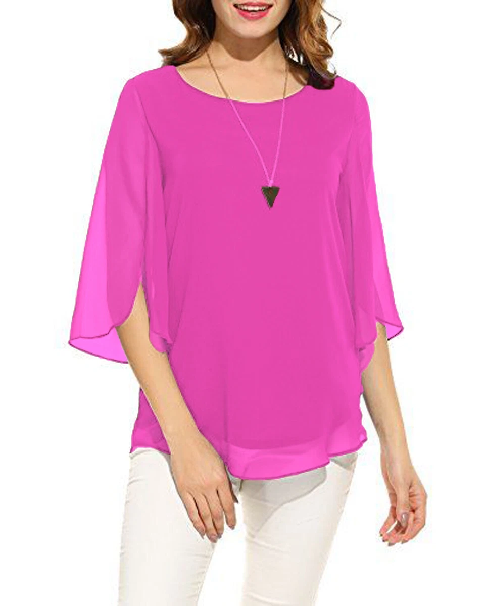 Fancy cheap chiffon tops