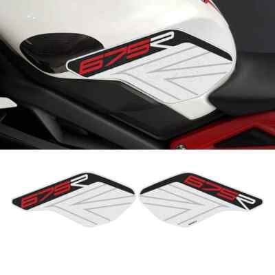 For Triumph Daytona 675 R 2013-2016 2015 Side Tank Pad Protection Knee Grip Mats