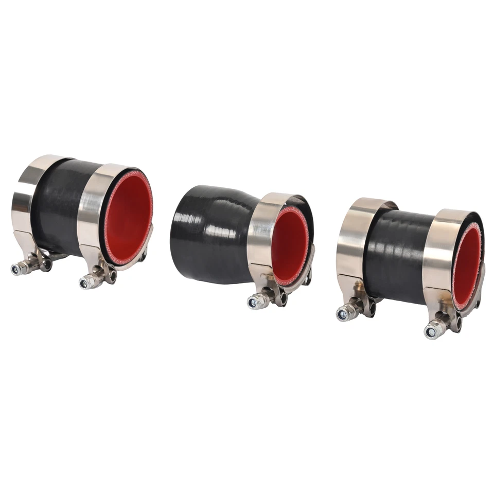 Polished Intercooler Pipe & Boot Kit For Acura Integra For Honda Del Sol 1990-01 - Image 4 of 4