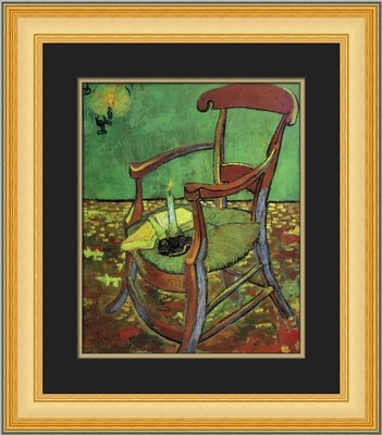 Vincent Van Gogh Paul Gauguin's Armchair Custom Framed Print