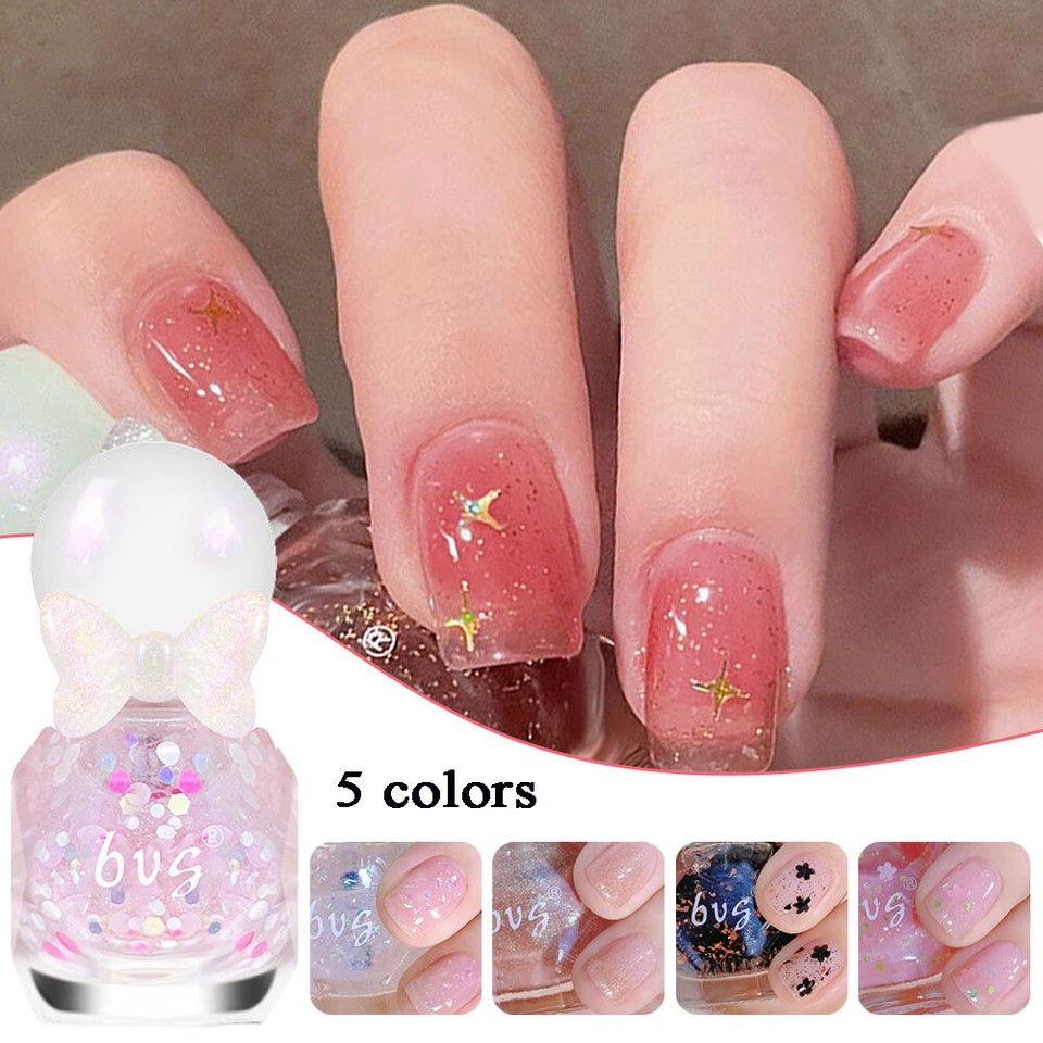 Nail Polish EcoFriendly Easy Peel Off & Quick Dry Water Based Nail