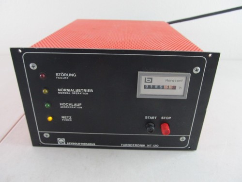 Leybold-Heraeus Vacuum Turbo Pump Controller Turbotronik NT 120 Turbotronic