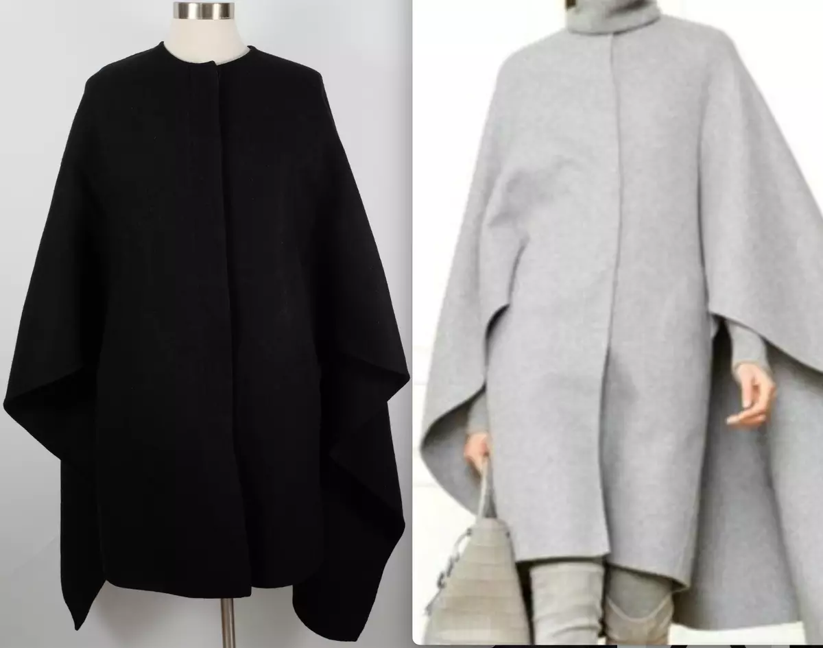 Cape style deals coat