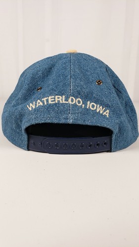 Vintage Ricamato John Deere Foundry 25° Anniversario Snapback Denim/Cachi - Foto 2 di 3