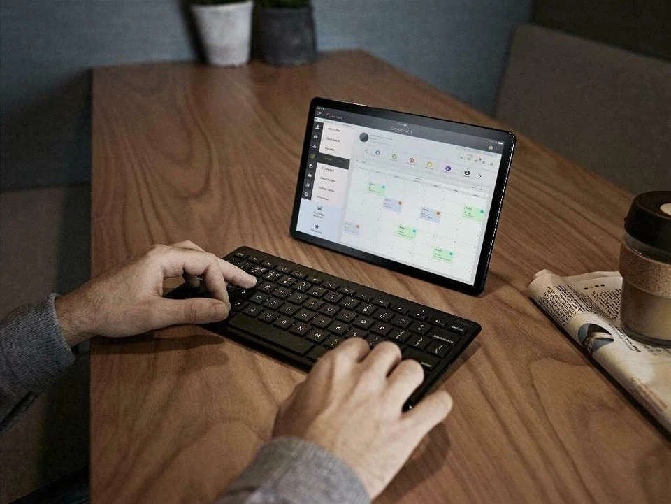 Zagg Kabellose Bluetooth Tastatur Für Laptop Tippen Vollformat Tasten UK QWERTY - Bild 2 von 4