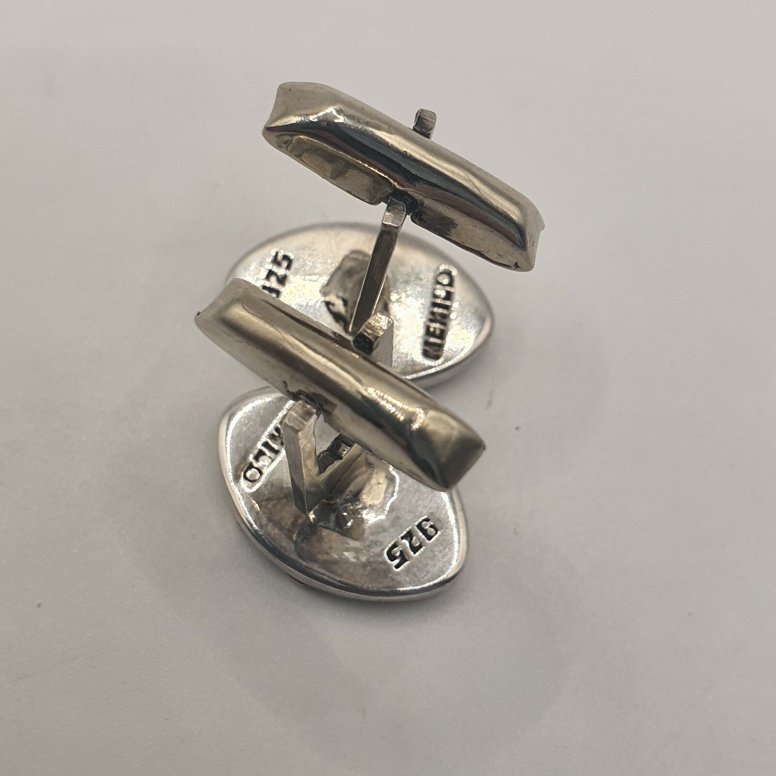 Photo 5 of Sterling Silver Cufflinks, Mexico Handmade 13.3gram (lot 2) M13