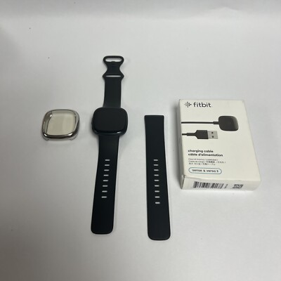 Fitbit Versa 4 Fitness Smartwatch - Black Small Mint
