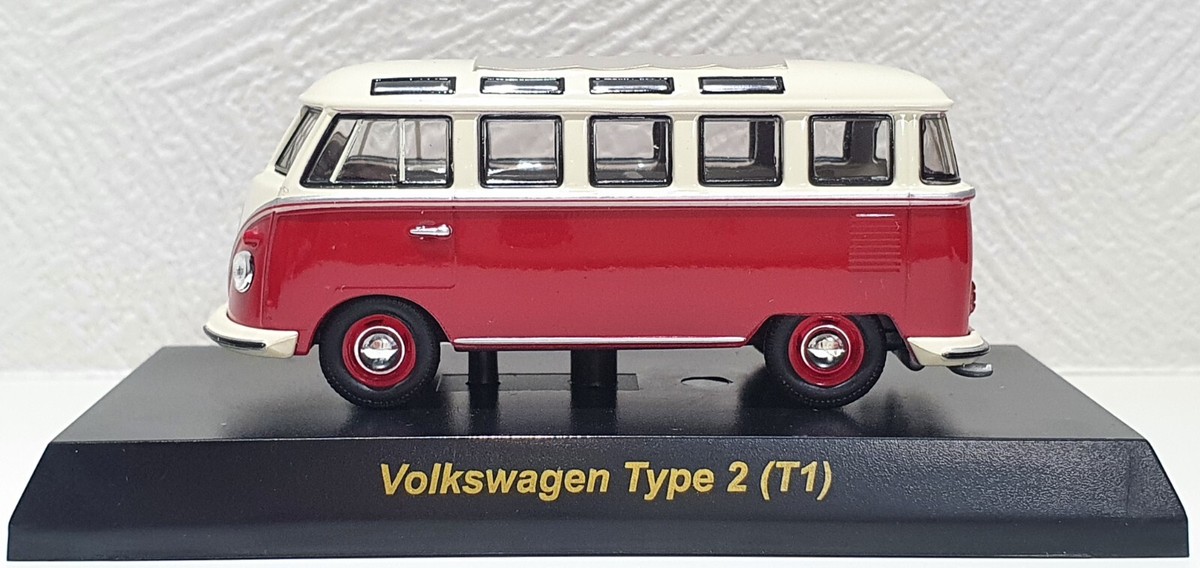 自動車 FRANKLIN Volkswagen Type 2 (T1) Kyosho 1/64 VW VOLKSWAGEN BUS TYPE 2 T1 RED diecast car model | eBay