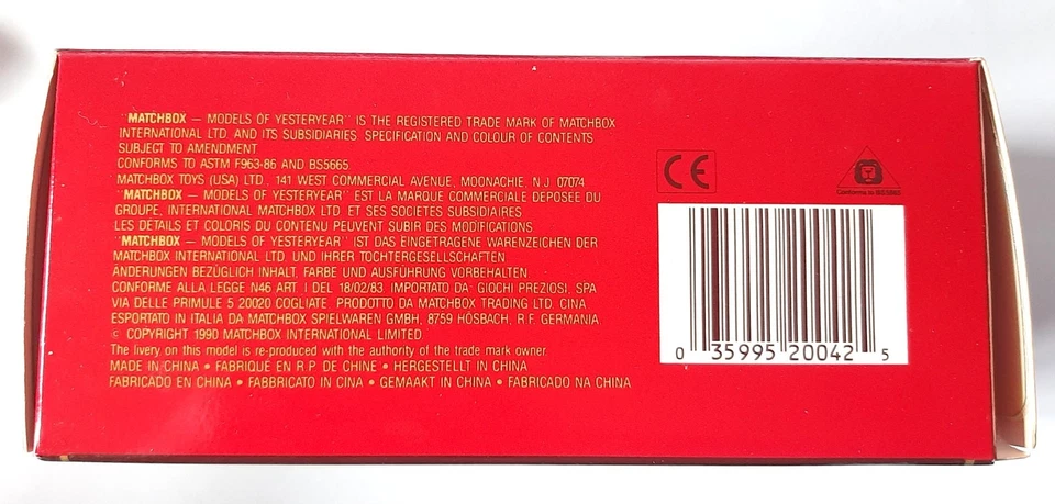 Matchbox Models of Yesteryear Y-5C 1930 Leyland Titan TD1 sc.1:76 - Immagine 4 di 4