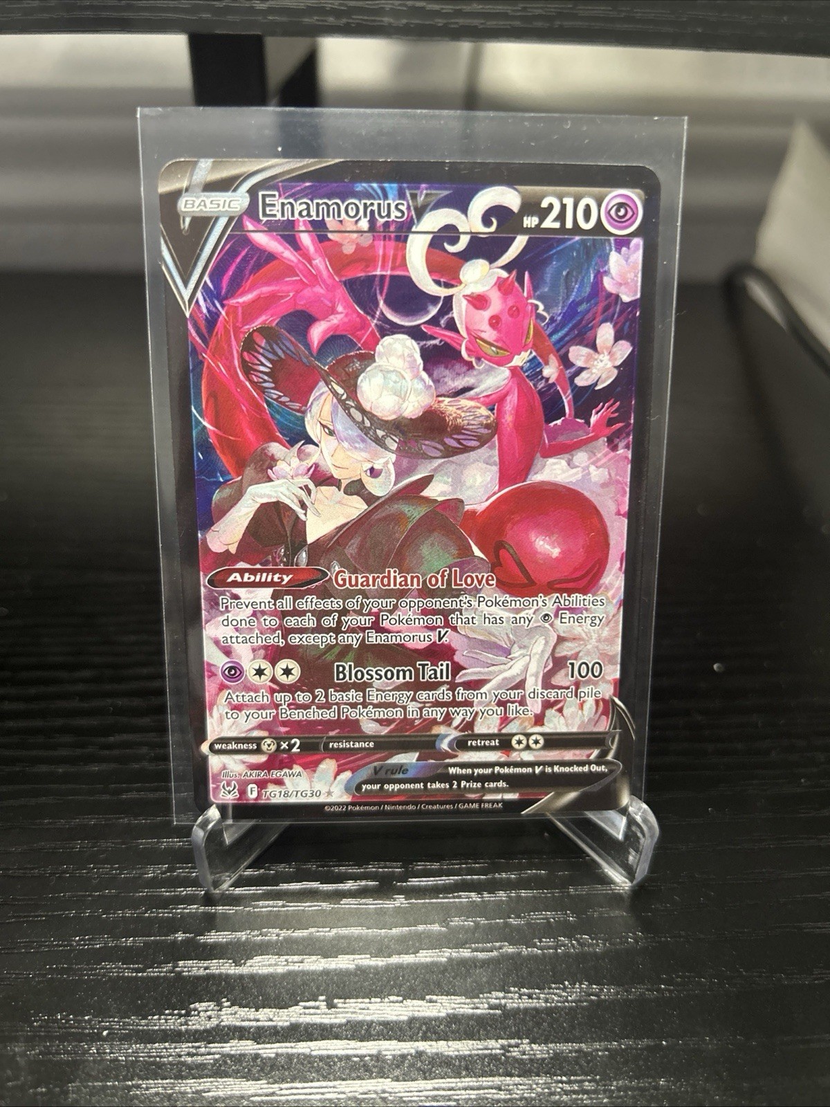 Enamorus V TG18/TG30 Lost Origin Trainer Gallery Pokemon TCG 2022 NM