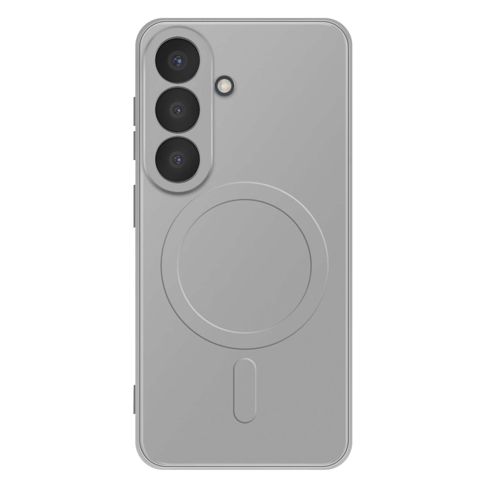 Coque Galaxy S26 Avizar compatible PixelSnap en silicone gris clair