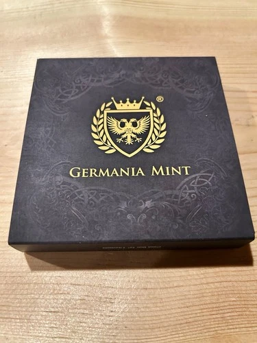Germania Mint Gods: 2024 Baldur 2 Oz Ag 999.9 Cast Bar with Mintage #132/999 NEW