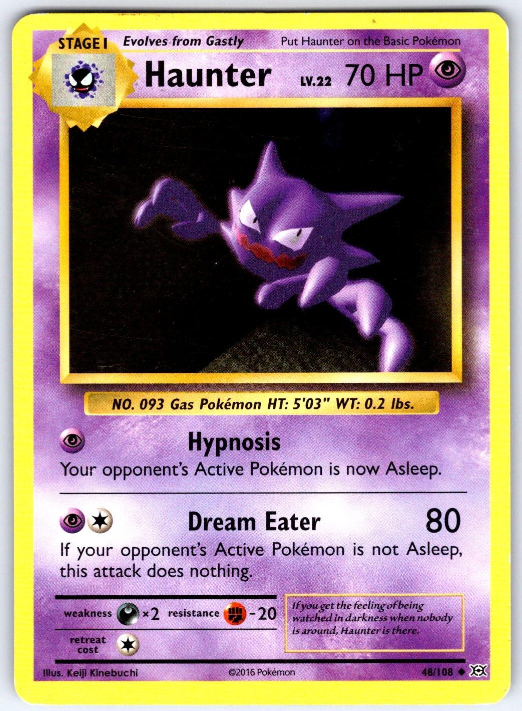 HAUNTER - Pokemon - 48/108 Evolutions - Unlimited LP/MP