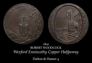 1800 Wexford Enniscorthy Conder Halfpenny D&H 4