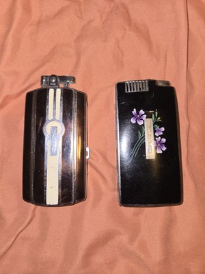 2 Vintage Ronson King Master Case Lighter And Cigarette CaseS USA Made