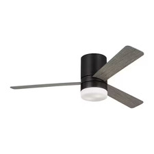 Home Monte Carlo Era 44" Hugger LED Ceiling Fan with Light Kit and Wall Mount Control