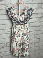 Vintage Mini Floral Cottagecore Dress Size Small