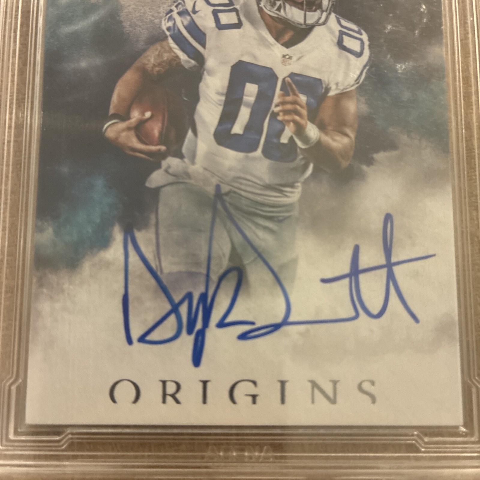 2016 Panini Origins Dak Prescott Rookie Auto #130  9.5/10  on card Autograph view 3