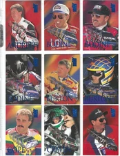 *1995 VIP COOL BLUE-Complete 64 card Parallel set-Straight from packs to pages!*