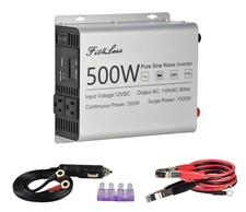Pure sine Wave Inverter DC 12V Input and AC 110V Output with LCD Display, USB...