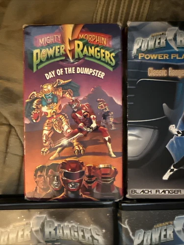 Lot Of 6 Power Rangers VHS Slip Clamshell Galaxy Black White Magna Titanium - Picture 2 of 20