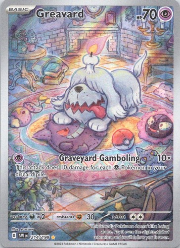 2023 SV01: Scarlet & Violet Base Set Greavard - 214/198 Illustration Rare