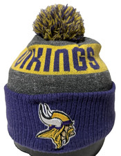 New Era Minnesota Vikings Fleece-Lined Knit Beanie Gray/Purple
