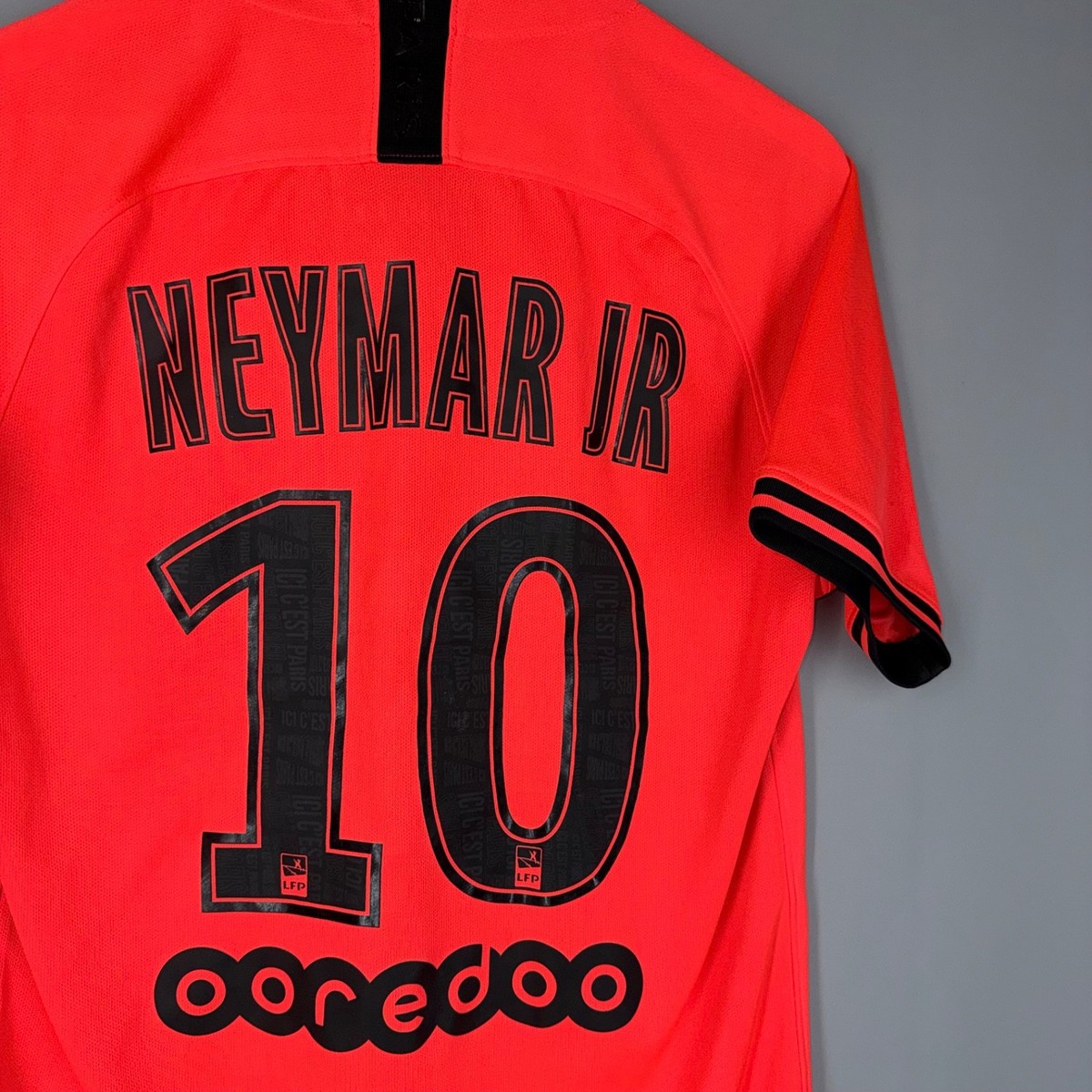 PSG 2019/2020 AWAY FOOTBALL SHIRT JERSEY NIKE S #10 NEYMAR PARIS