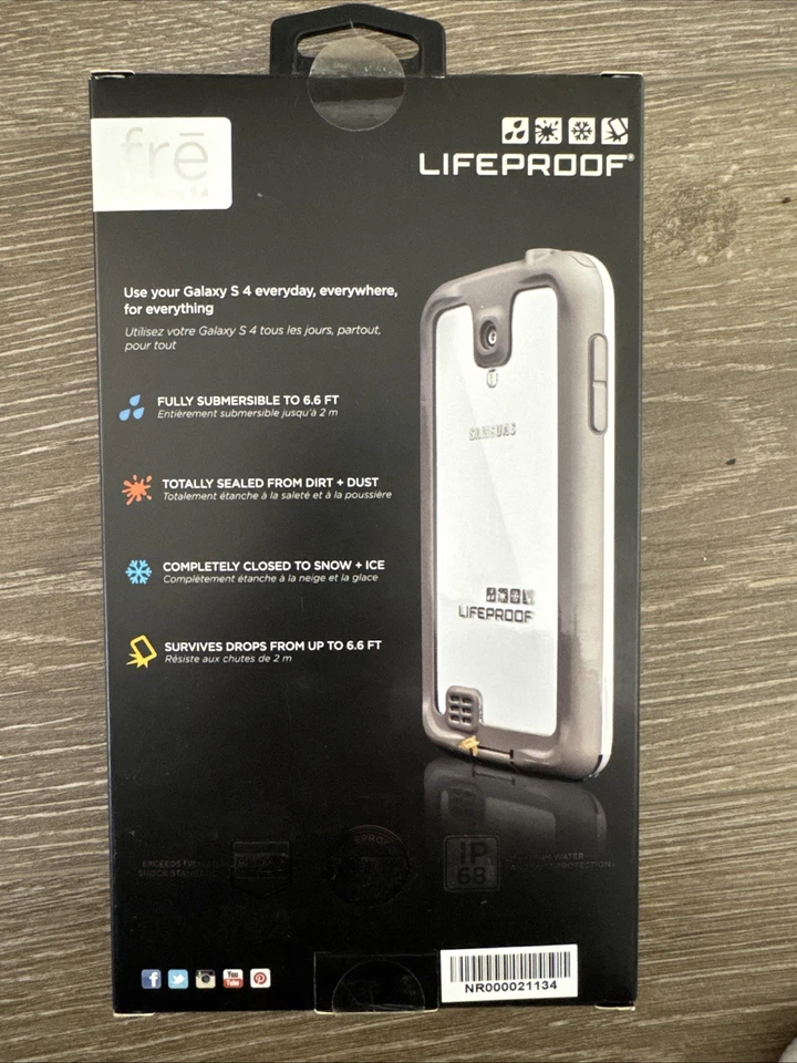 Totalmente Nuevo - Funda de Teléfono Impermeable LifeProof Free para Samsung Galaxy S4 Magenta Foto 2 de 2