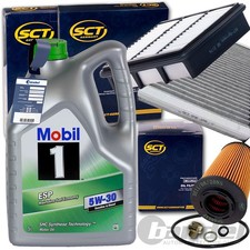 FILTERSET SATZ+MOBIL 5W30 ÖL passend für HYUNDAI i30 FD KIA CEED 1.6 90-116 PS