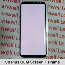 DISCOUNT Original OEM For Samsung Galaxy S8 Plus LCD Display Screen w/ Midframe