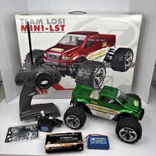 Team Losi Sport Mini LST Green 1/18 Monster Truck 4X4 RC Dual Motor w Controller