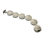 Silpada Sterling Ancient Scroll Toggle Clasp Bracelet Retired 8 In