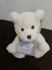 2006 Russ Berrie Shining Stars Cream White Teddy Bear Plush Sealed Tag