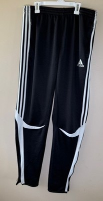 Adidas Clima365 Climacool Training Pants Black Large Rare 3 Stripe Split Design