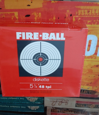 Fireball 10 x Disketten MD2-D 48tpi Leerdisketten (Commodore 64 in Box) NEU OVP