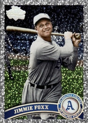 2011 Topps Update #US309b Jimmie Foxx Diamond Anniversary