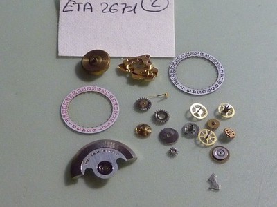 ETA 2671, Konvolut Uhrenzubehör ETA, Nr. 2/T20