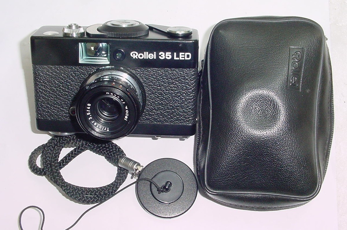 Rollei 35 LED 35mm Film Camera with Triotar 40mm Lens As