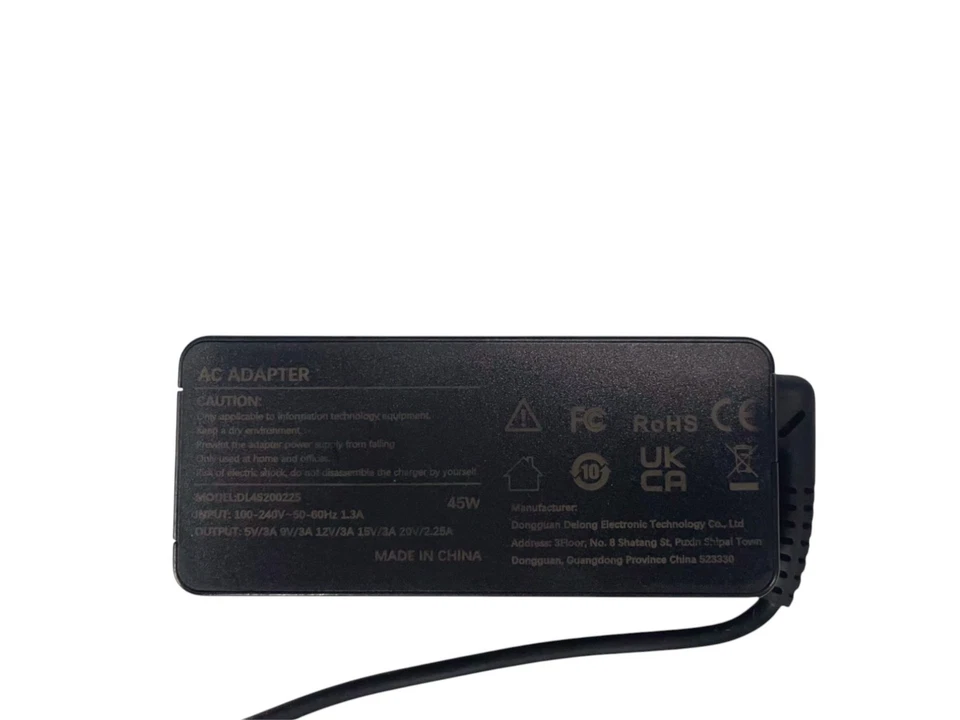 LOTE x10 45W USB C AC Adaptador Cargadores para Laptop Chromebook DELL HP SAMSUNG ACER Foto 3 de 4