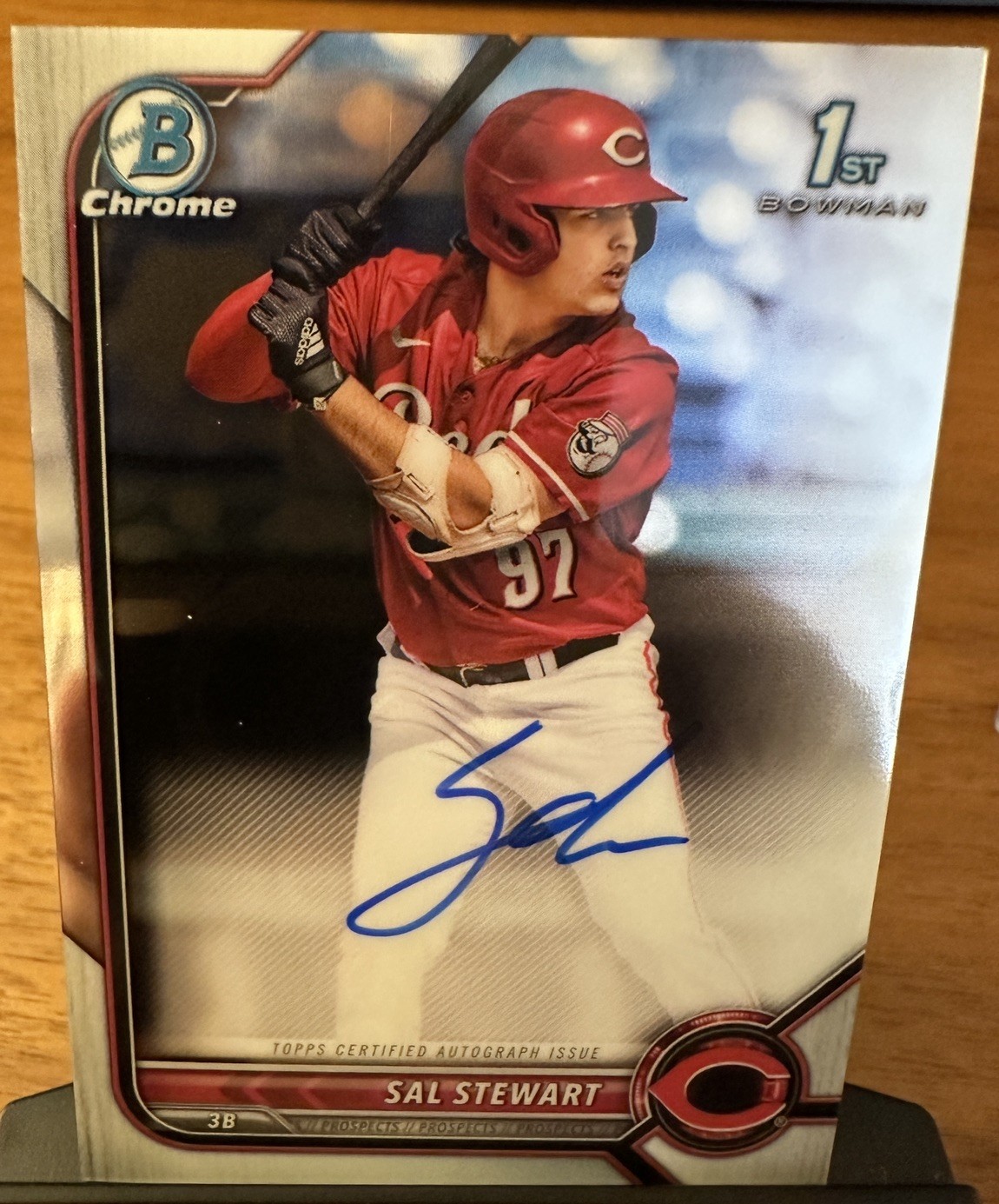 2022 Bowman Draft - Chrome Autograph Bowman 1st Sal Stewart #CDA-SS