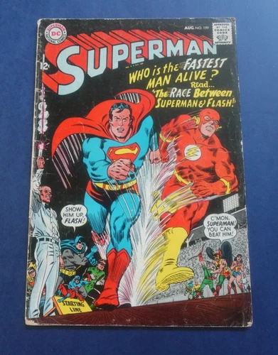 VINTAGE ORIG. SUPERMAN #199 COMIC BOOK. GOOD