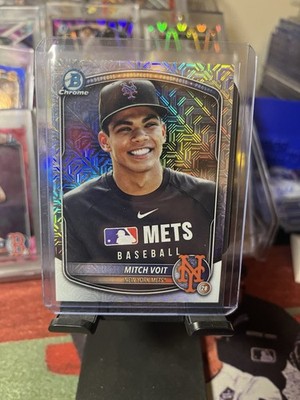 Mitch Voit 2025 Bowman Draft Mega Box Image Variation Mojo Refractor #BDC-71 SSP
