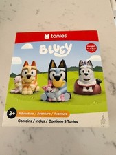 IN HAND - Tonies Bluey Tonie Audio Figurine - 3 pack Set BRAND NEW IN BOX